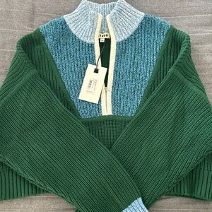 Staud NWT Hampton Cropped Sweater